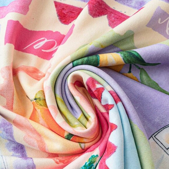 Multicolor Boho Women's Holiday Beach Casual Coconut Tree - Picture 5 of 6